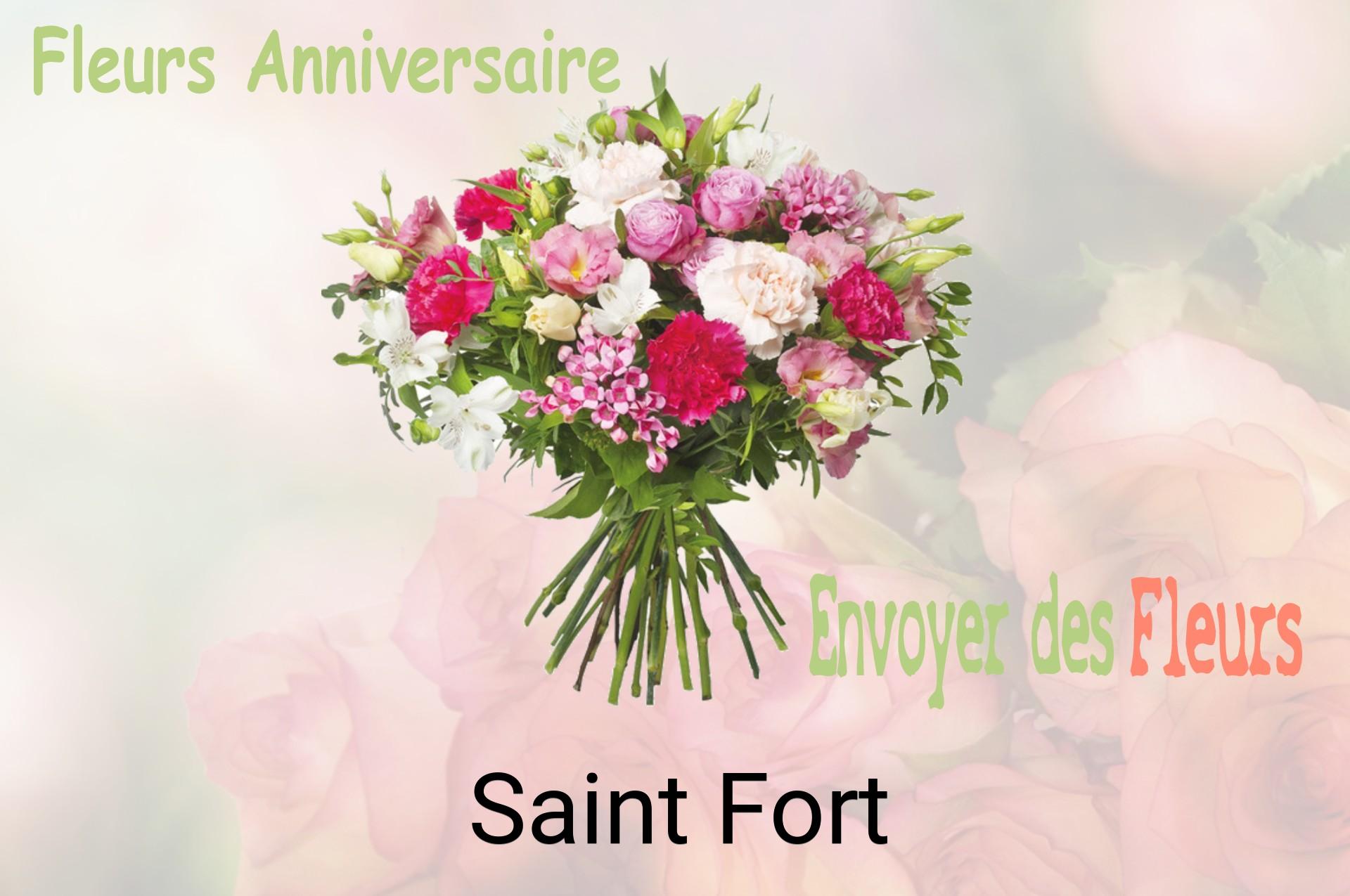 Bouquet de fleurs d’anniversaire livré à Saint-Fort