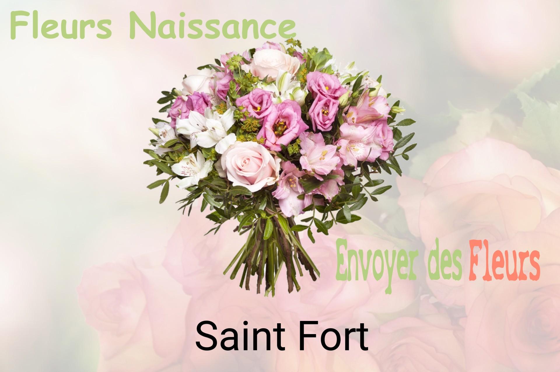 Bouquet de fleurs de naissance livré à Saint-Fort